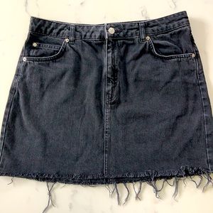 TopShop Skirt Denim Mini Skirt Jean Skirt 10 Medium Large